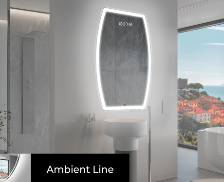 Oglinzi pentru baie cu LED în formă neregulată M222 #3