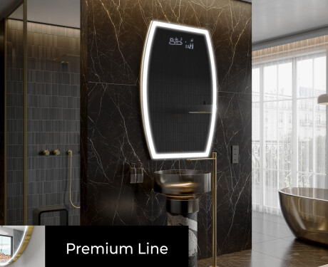 Oglinzi pentru baie cu LED în formă neregulată M222 #4