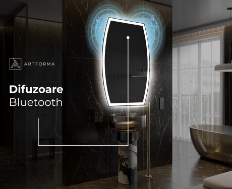 Oglinzi pentru baie cu LED în formă neregulată M222 #6