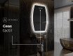 Oglinzi pentru baie cu LED în formă neregulată M222 #8