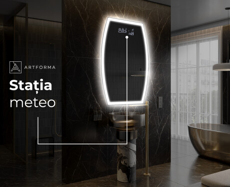 Oglinzi pentru baie cu LED în formă neregulată M222 #6