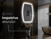Oglinzi pentru baie cu LED în formă neregulată M222 #8