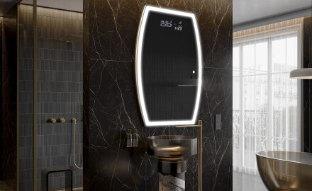 Oglinzi pentru baie cu LED în formă neregulată M222