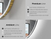 Oglinzi pentru baie cu LED în formă neregulată M223 #2