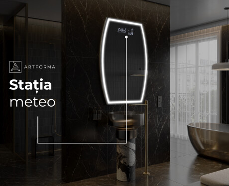 Oglinzi pentru baie cu LED în formă neregulată M223 #7
