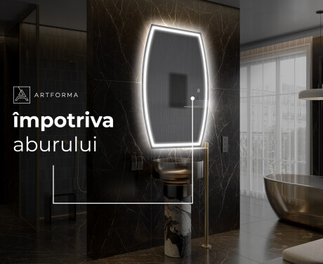 Oglinzi pentru baie cu LED în formă neregulată M223 #8