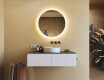 Oglindă rotundă de baie cu iluminare LED 80 cm #8