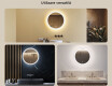 Oglinzi rotunde de baie cu iluminare LED 60 cm #2