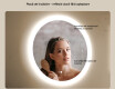 Oglinzi rotunde de baie cu iluminare LED 60 cm #5