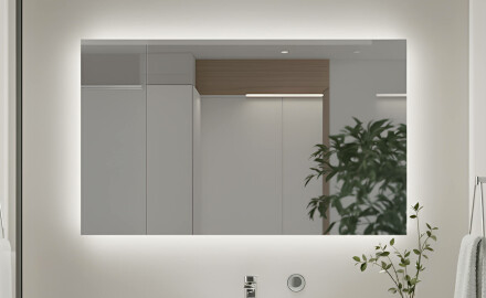 Oglindă de baie iluminată 60x80/80x60 cm cu lumină neutră 4500K