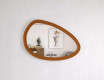 Oglindă asimetrică cu ramă decorativă din MDF L304 #2