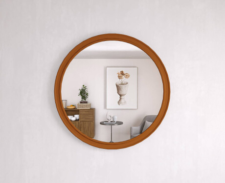 Oglindă rotundă cu finisaj MDF L300 #10