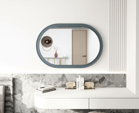Oglindă de baie cu ramă MDF L301 #4