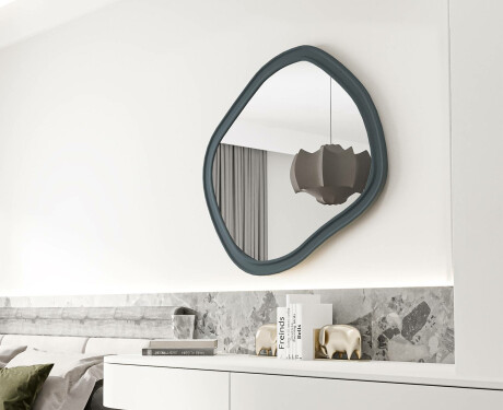 Oglindă de baie la comandă cu ramă MDF L303