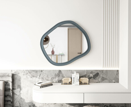 Oglindă de baie la comandă cu ramă MDF L303 #4