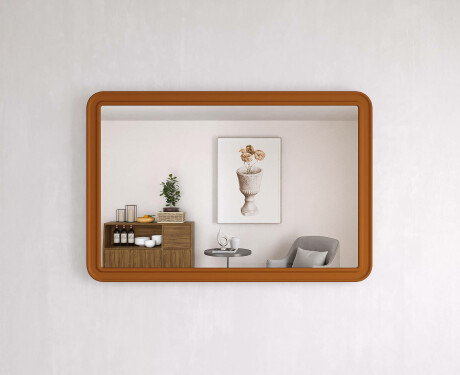 Oglindă rotunjită cu ramă MDF L299 #2