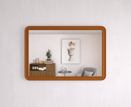 Oglindă rotunjită cu ramă MDF L299 #10