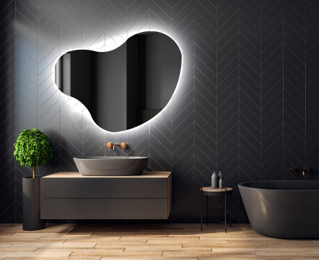 Oglinzi pentru baie cu LED în formă neregulată N221 #2