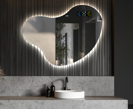 Oglinzi pentru baie cu LED în formă neregulată N221 #6