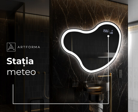 Oglinzi pentru baie cu LED în formă neregulată N222 #6