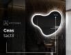 Oglinzi pentru baie cu LED în formă neregulată N222 #7