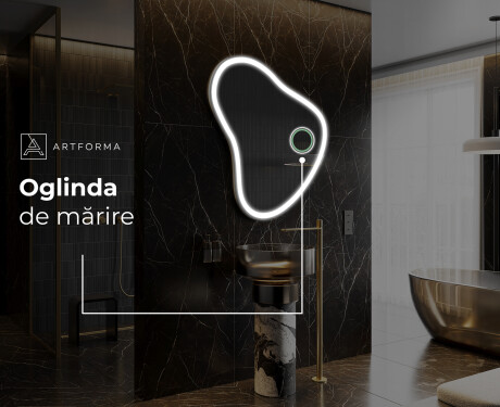 Oglinzi pentru baie cu LED în formă neregulată V222 #6