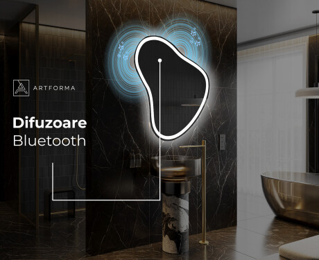 Oglinzi pentru baie cu LED în formă neregulată V222 #7