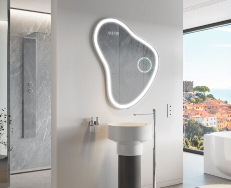 Oglinzi pentru baie cu LED în formă neregulată V222 #10