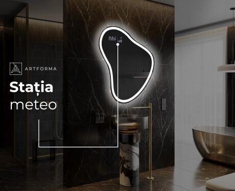 Oglinzi pentru baie cu LED în formă neregulată V222 #7