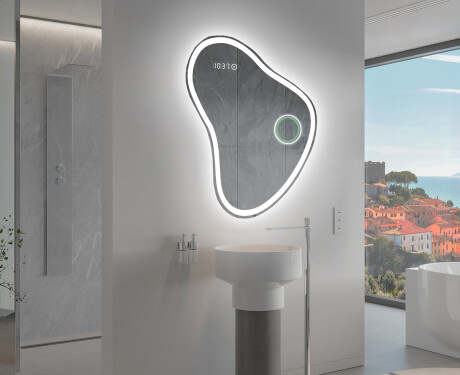 Oglinzi pentru baie cu LED în formă neregulată V222 #10