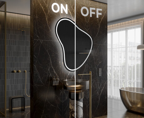 Oglinzi pentru baie cu LED în formă neregulată V223 #3