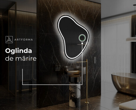 Oglinzi pentru baie cu LED în formă neregulată V223 #5