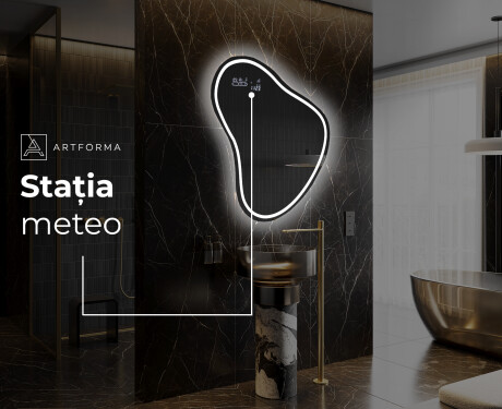Oglinzi pentru baie cu LED în formă neregulată V223 #7