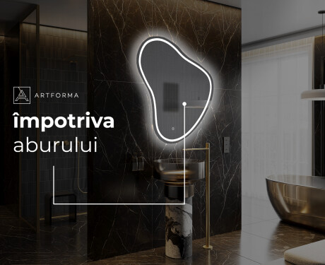 Oglinzi pentru baie cu LED în formă neregulată V223 #9