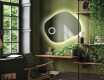Oglinda LED forma neregulata de perete L158 #4