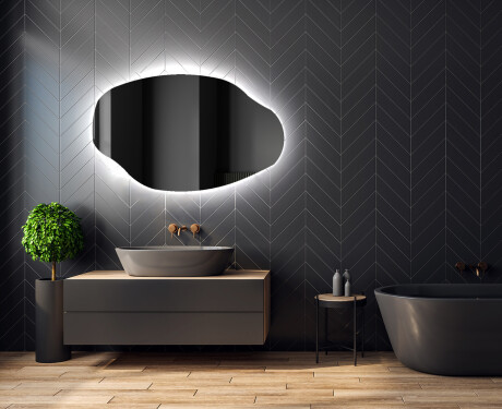 Oglinzi pentru baie cu LED în formă neregulată O221 #2