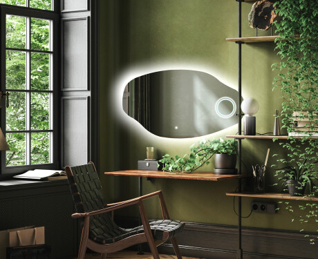 Oglinda LED forma neregulata de perete O221 #4