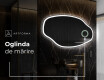 Oglinzi pentru baie cu LED în formă neregulată O222 #4