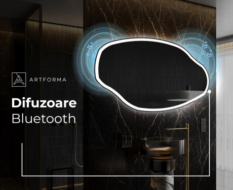 Oglinzi pentru baie cu LED în formă neregulată O222 #5