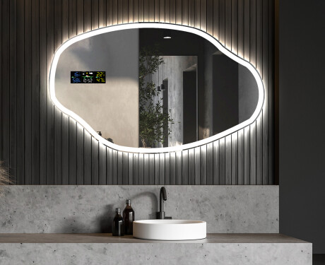 Oglinda LED forma neregulata de perete O222 #6