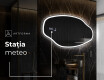 Oglinzi pentru baie cu LED în formă neregulată O222 #6