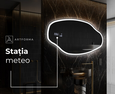 Oglinzi pentru baie cu LED în formă neregulată O222 #6