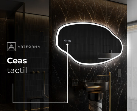 Oglinzi pentru baie cu LED în formă neregulată O222 #7