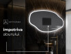Oglinda LED forma neregulata de perete O222 #8