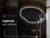 Oglinzi pentru baie cu LED în formă neregulată O223 #4