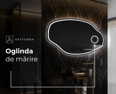Oglinzi pentru baie cu LED în formă neregulată O223 #4