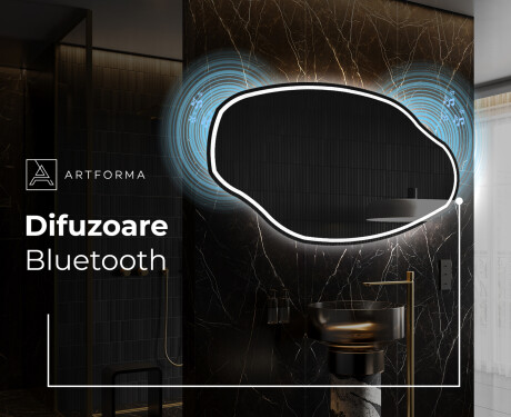Oglinzi pentru baie cu LED în formă neregulată O223 #5