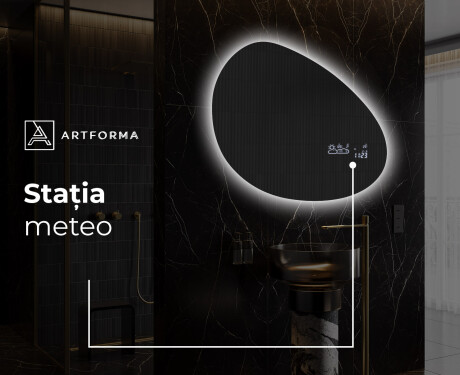 Oglinzi pentru baie cu LED în formă neregulată H221 #7