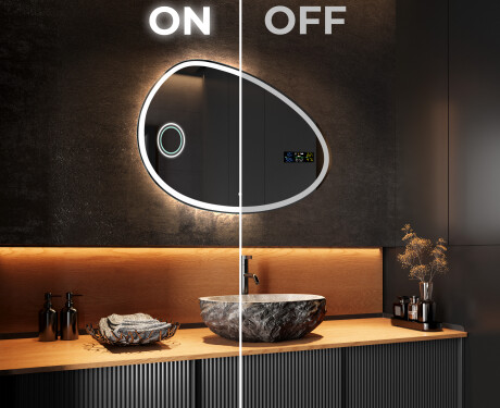Oglinzi pentru baie cu LED în formă neregulată H222 #3