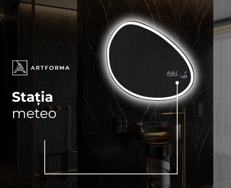 Oglinzi pentru baie cu LED în formă neregulată H222 #9